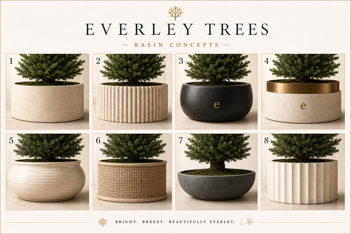 Everley tree basin concept options